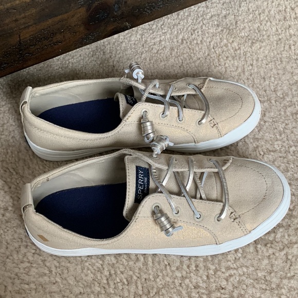 Sperry Crest Vibe Sparkle Sneakers Size 8 - Picture 7 of 7